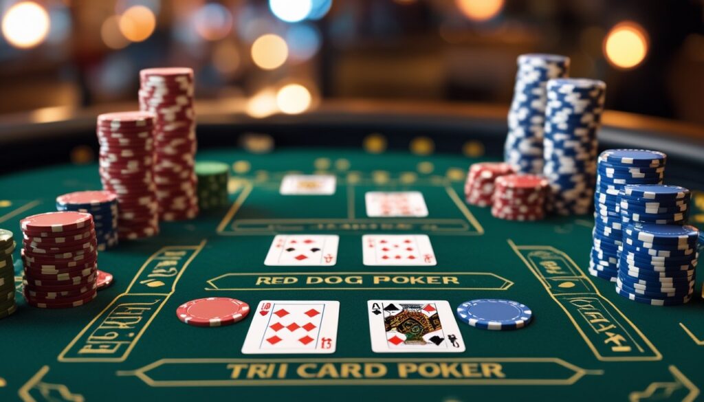 Perbedaan Penting Antara Red Dog Poker dan Tri Card Poker: Panduan Lengkap untuk Pemain