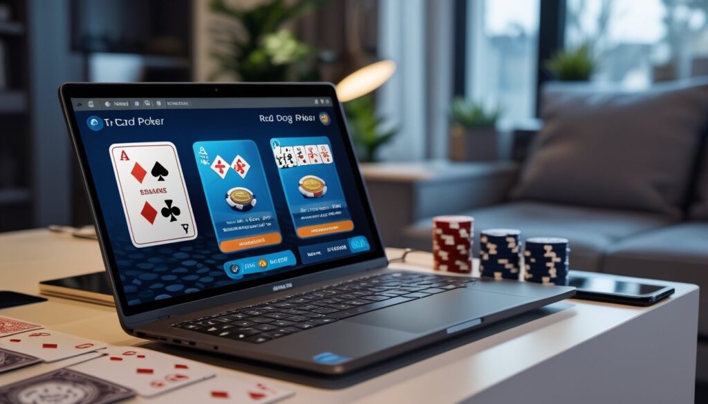 Cara Daftar dan Bermain Tri Card Poker serta Red Dog Poker Online dengan Mudah